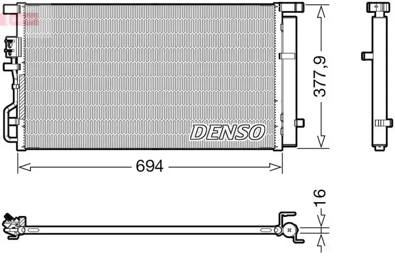 Denso A/c Condenser Hyundai | Dcn41019 | Euro Car Parts - Image 1