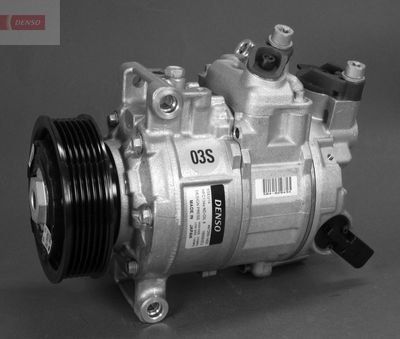 New A/c Comp Audi A4 R4 2000 Denso 6Seu14C | Dcp02042 | Euro Car Parts - Thumbnail 2