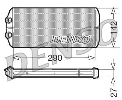 Denso Heater Matrix Citroen/peugeot Various Models | Drr07005 | Euro Car Parts - Thumbnail 2