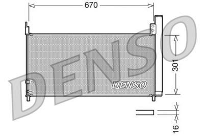 Denso A/c Condenser Toyota | Dcn50037 | Euro Car Parts - Thumbnail 2