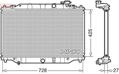 Denso Radiator Mazda Cx-5 2.2 D 12- Manual | Drm44040 | Euro Car Parts - Thumbnail 2
