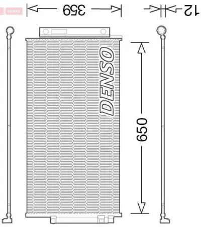 Denso A/c Condenser Fiat | Dcn09047 | Euro Car Parts