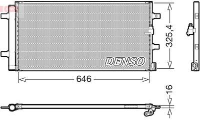 Denso Condenser Audi A6 & A7 2011- | Dcn02041 | Euro Car Parts - Thumbnail 2