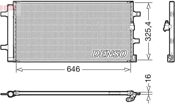 Denso Condenser Audi A6 & A7 2011- | Dcn02041 | Euro Car Parts