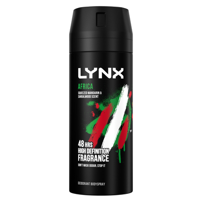 Lynx Africa Deodorant Body Spray 150ml - Thumbnail 2