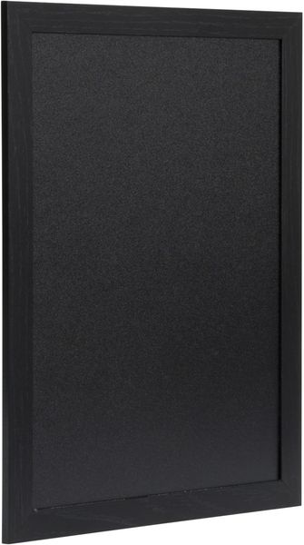 Securit WBW-BL-30-40 chalk board Black Wood - Thumbnail 2