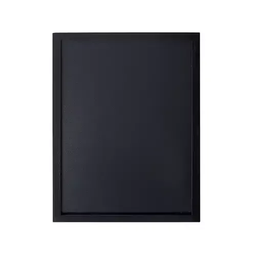 Securit WBW-BL-40-60 chalk board Black Wood - Image 1