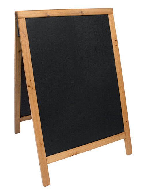Securit SBDW-TE-85 chalk board Black Melamine, Resin, Wood - Image 1
