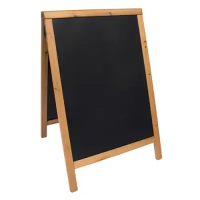 Securit SBDW-TE-85 chalk board Black Melamine, Resin, Wood - Thumbnail 2