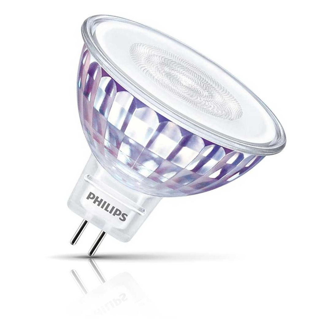 Philips CorePro LED MR16 Spotlight GU5.3 12V 7W (50W Eqv) 4000K Cool White Clear - Image 1