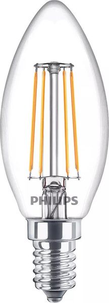Philips E14 candle LED bulb 4.3W warm white