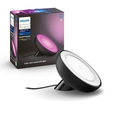 Philips Hue Bloom table lamp black white & color