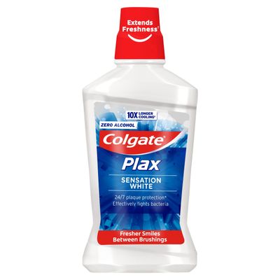 Colgate Plax Sensation White Whitening Mouthwash 500ml