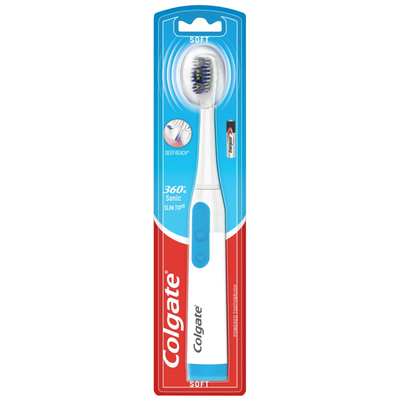 Colgate 360 Sonic Slim Tip Battery Powered Toothbrush - Thumbnail 2