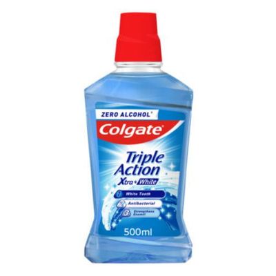 Colgate Triple Action Xtra + White Mouthwash 500ml - Thumbnail 2