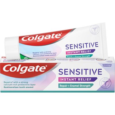 Colgate Sensitive Instant Relief Toothpaste - White - Thumbnail 2