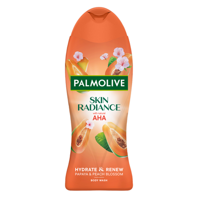 Palmolive Skin Radiance Papaya & Peach Blossom Shower Gel Body Wash 450ml