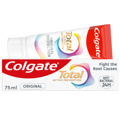 Colgate Total Active Prevention Original Toothpaste 75ml - White - Thumbnail 2
