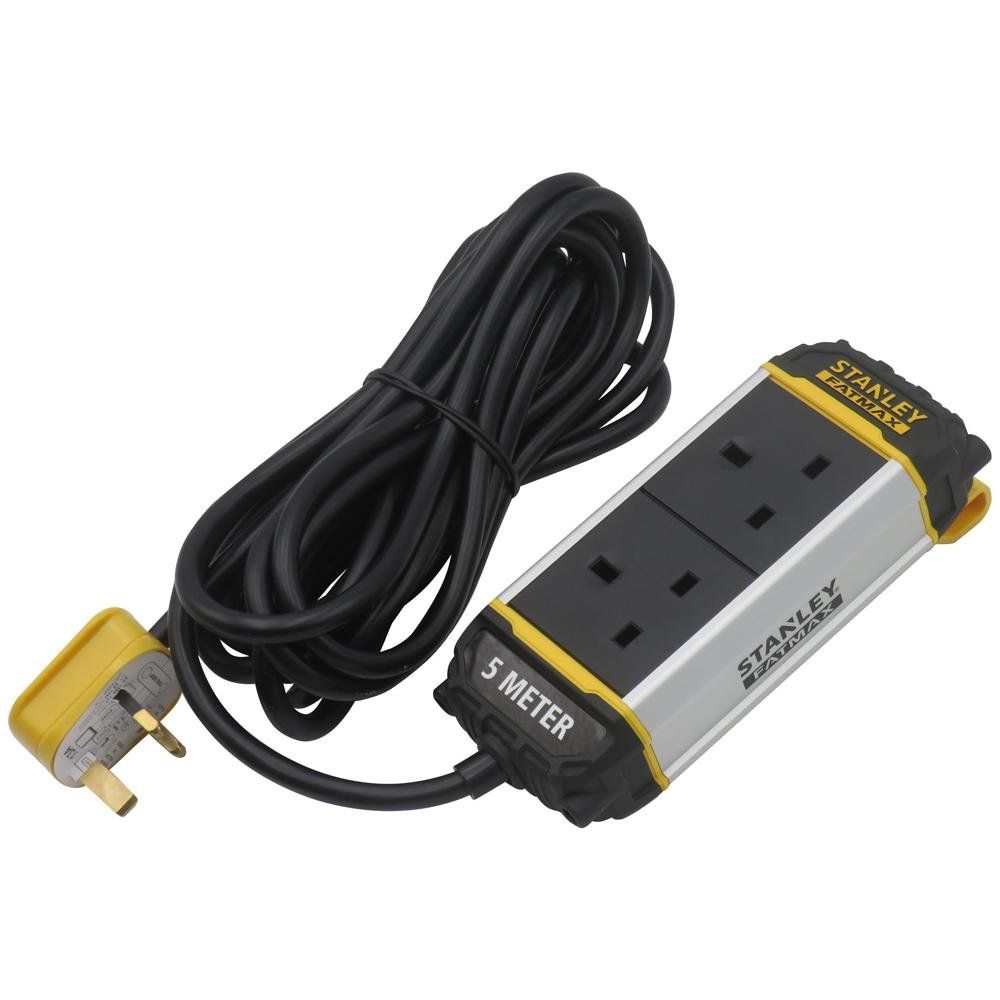 Stanley 2-Gang Powerboard with Belt-Clip - Image 1
