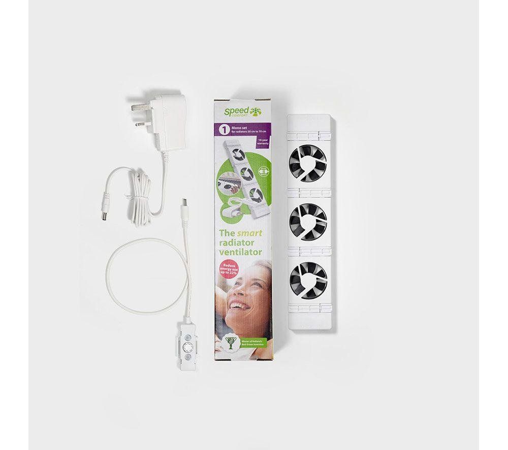 SPEEDCOMFORT Monoset Smart Radiator Fan - White, White - Image 1