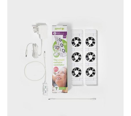 SPEEDCOMFORT Duoset Smart Radiator Fan - White, White