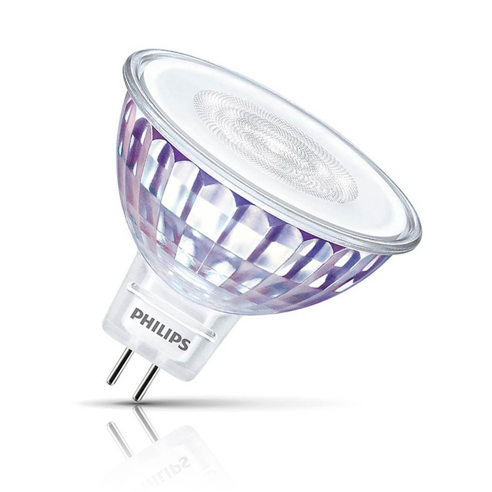 Philips LED MR16 Bulb 5.8W GU5.3 12V Dimmable Master Value LEDspot Warm White 36° - Image 1