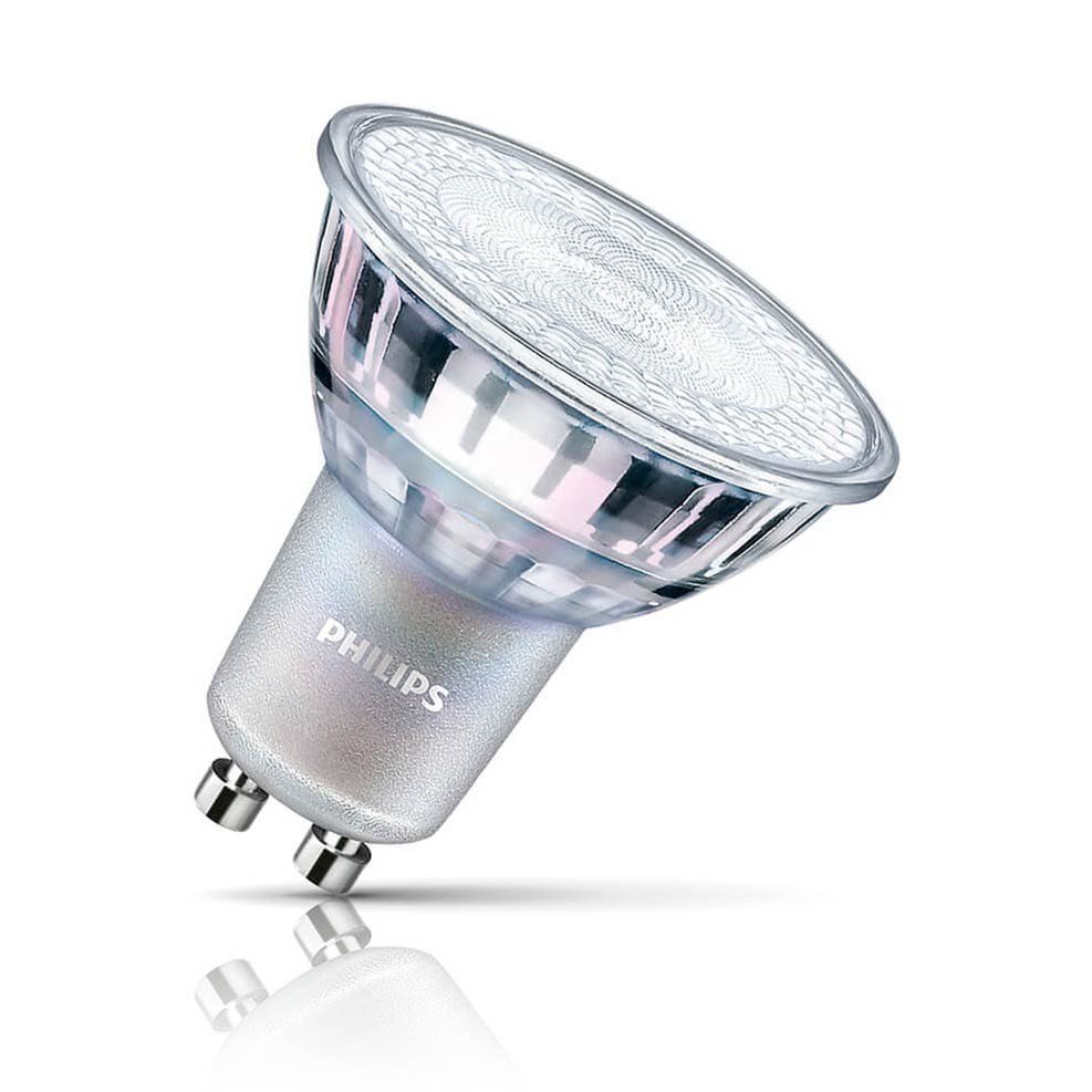 Philips LED CRi 90 GU10 Bulb 3.7W Dimmable Master LEDspot VALUE Warm White 36° - Image 1