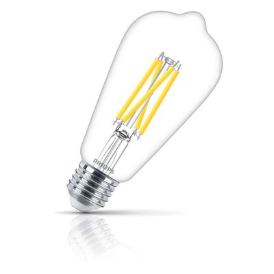 Philips Master Value LED DimTone ST64 5.9W E27 Dimmable Warm White Clear