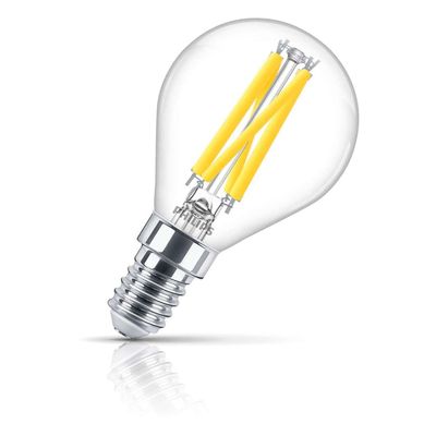 Philips Master LED DimTone Golfball 3.4W E14 Dimmable Warm White Clear