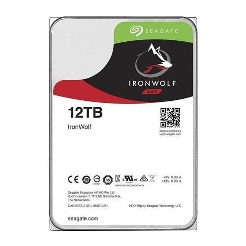 Seagate NAS HDD IronWolf internal hard drive 12 TB 7200 RPM 256 MB 3.5" Serial ATA III - Image 1