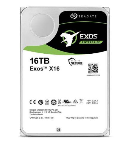 Seagate Exos X16 internal hard drive 16 TB 7200 RPM 256 MB 3.5" Serial ATA III - Image 1