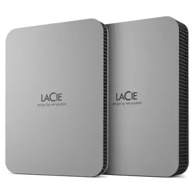 LaCie Mobile Drive (2022) external hard drive 5 TB 2.5" USB Type-C 3.2 Gen 1 (3.1 Gen 1) Silver - Thumbnail 2
