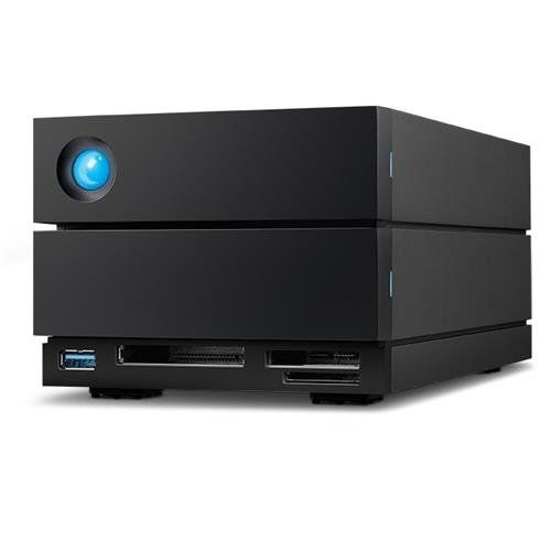 LaCie 2big Dock disk array 48 TB Desktop Black - Image 1