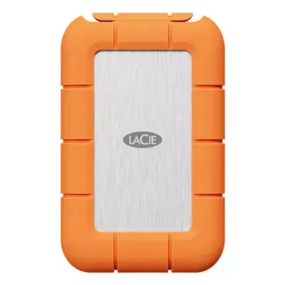 LaCie STND4000400 external solid state drive Thunderbolt technology 4 TB USB Type-C USB4 Gen 3x2 Orange, Stainless steel - Thumbnail 2