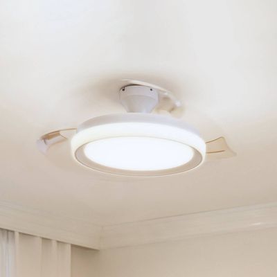 Philips LED ceiling fan Bliss, white/white, quiet, CCT - Thumbnail 2