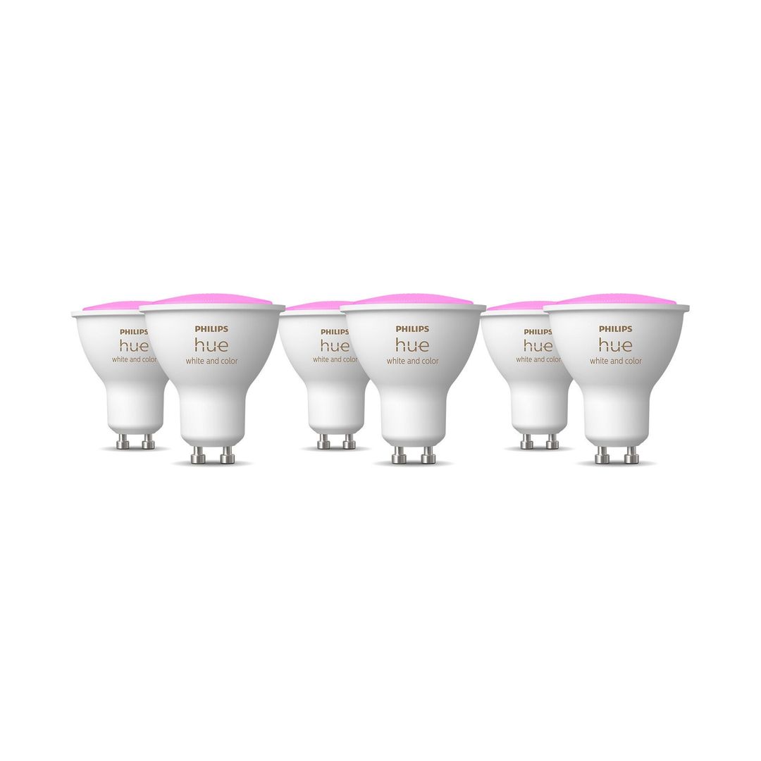 Philips Hue White ambience Hue WCA 4.3W GU10 6 Pack - Image 1