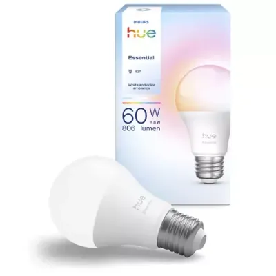 PHILIPS HUE Essential Colour Smart LED Bulb - E27 - Thumbnail 2