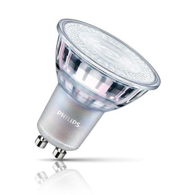 Philips LED DimTone GU10 Bulb 3.7W Dimmable MASTER Value LEDspot Warm White 36°