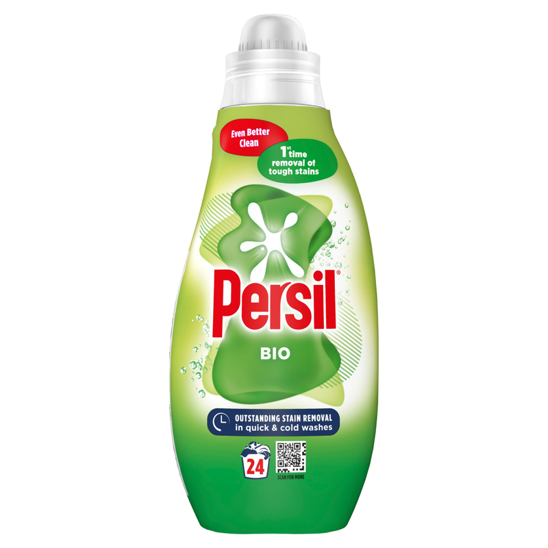 Persil Bio Laundry Washing Liquid Detergent 648 ml (24 washes) - Image 1