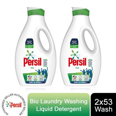 Persil Bio Laundry Washing Liquid Detergent 53 Wash 1.431 Litre - Buy 2 / 3000g - Thumbnail 2