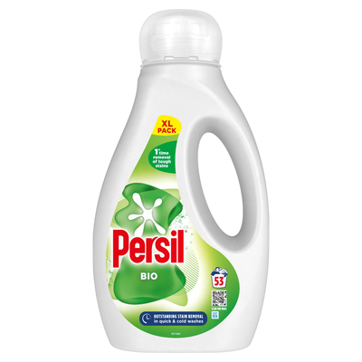 Persil Bio Laundry Washing Liquid Detergent 53 Wash 1.431 Litre - Buy 2 / 3000g