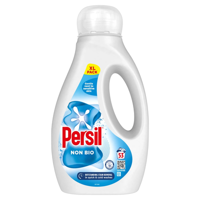 Persil Non Bio Laundry Washing Liquid Detergent 53 washes (1.431 L)