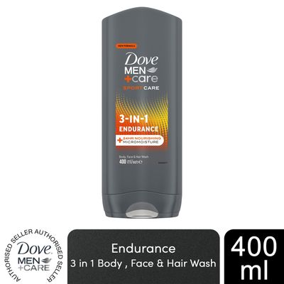 Dove Men Care Hair, Face and Body Wash, 400ml - Buy 1 / 1 - Thumbnail 2