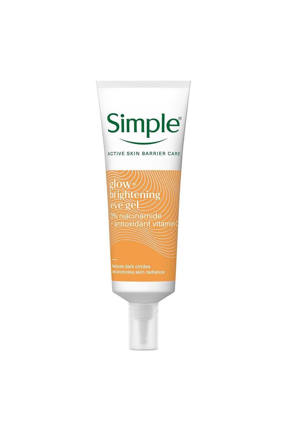 Simple Protect N Glow Brightening Eye Gel Screen Stress 25ml in White - Image 1