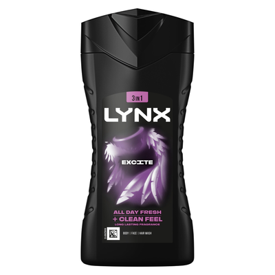 Lynx Excite Body Wash - Black