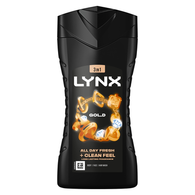 Lynx Africa Shower Gel 225ml - Pack of 3 - 1mm / Oud Wood & Fresh Vanilla - Thumbnail 2