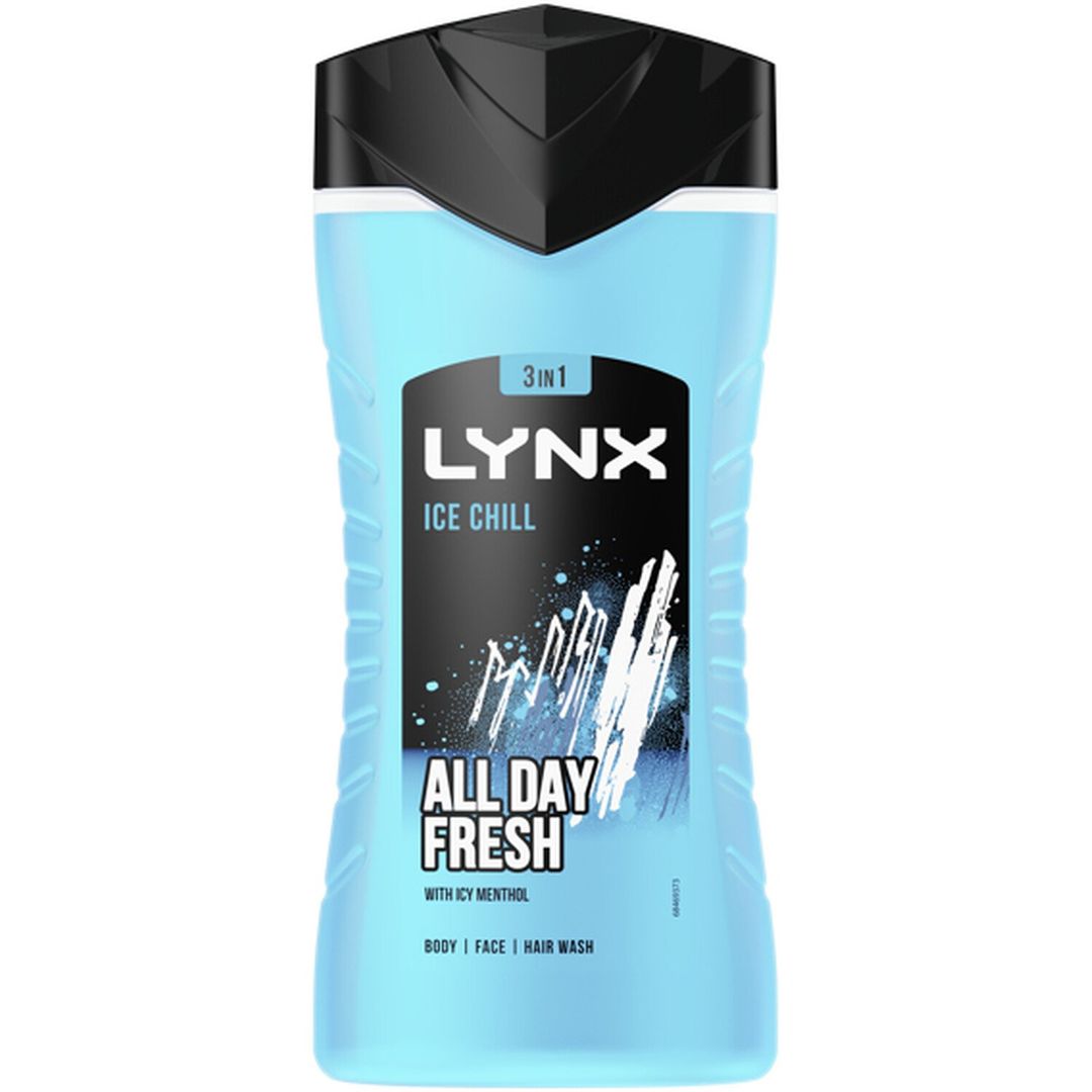 Lynx Ice Chill Body Wash - Blue - Image 1