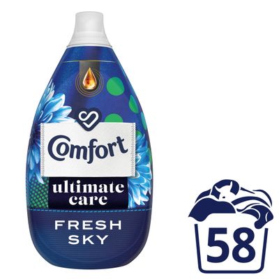 Comfort Ultra-Concentrated Fabric Conditioner Ultimate Care Fresh Sky 58 washes (870 ml) - Thumbnail 2