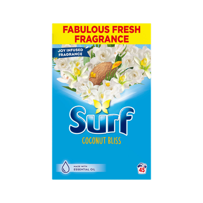 Surf Concentrated Coconut Bliss Laundry Powder 2.25kg 45W