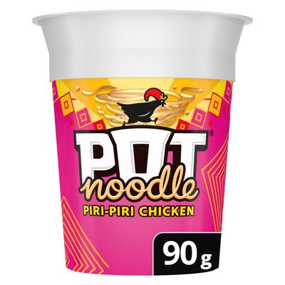 Pot Noodle Instant Snack Piri-Piri Chicken 90 g - Thumbnail 2